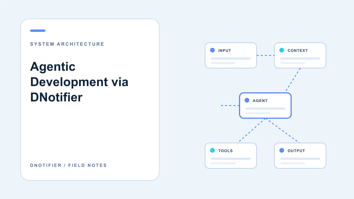 Agentic Development via DNotifier