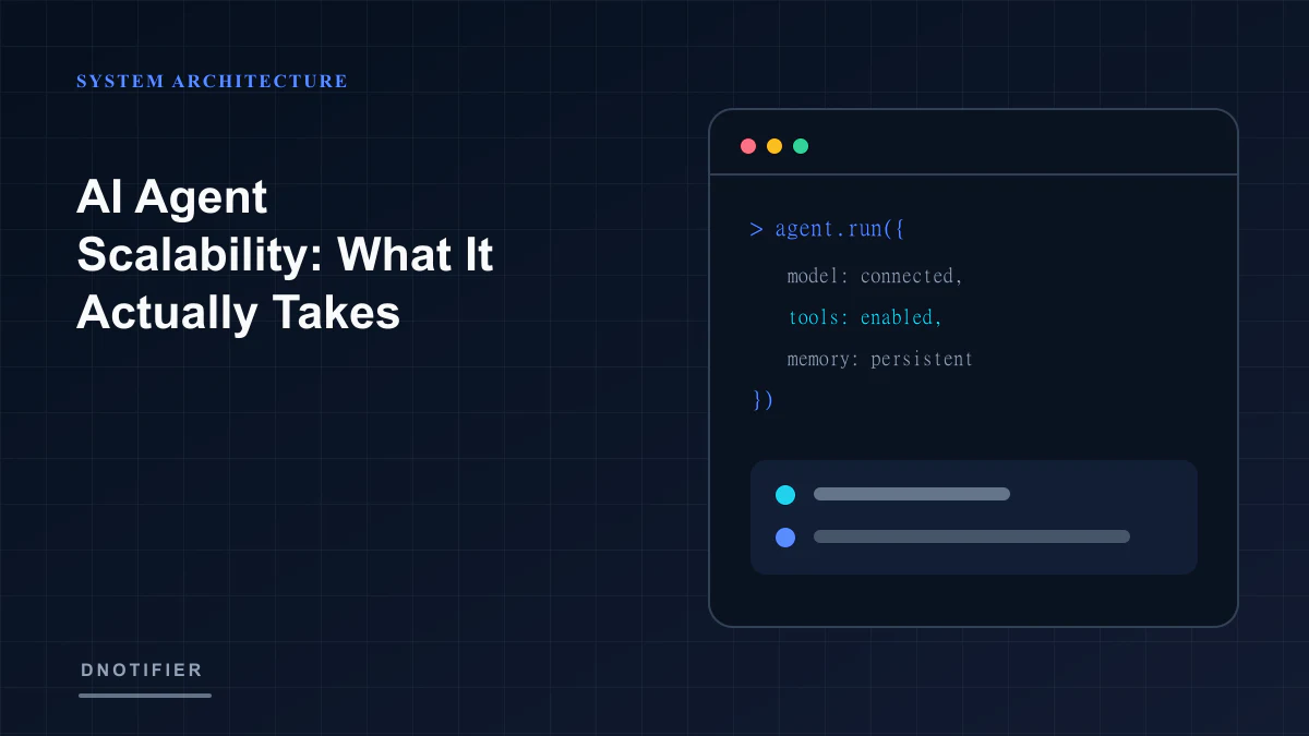 AI Agent Scalability: What It Actually Takes