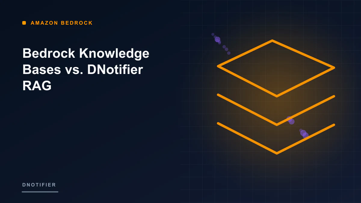 Bedrock Knowledge Bases vs. DNotifier RAG