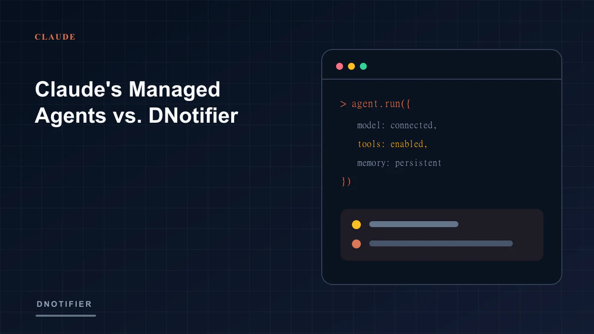 Claude's Managed Agents vs. DNotifier