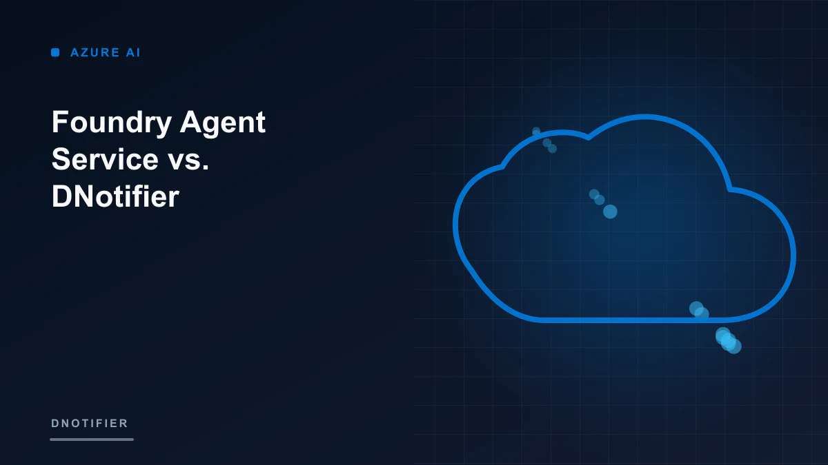 Foundry Agent Service vs. DNotifier