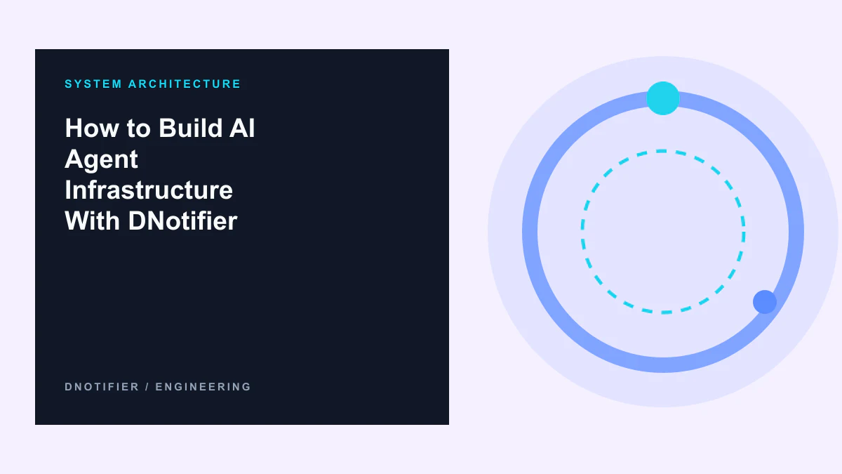 How to Build AI Agent Infrastructure With DNotifier