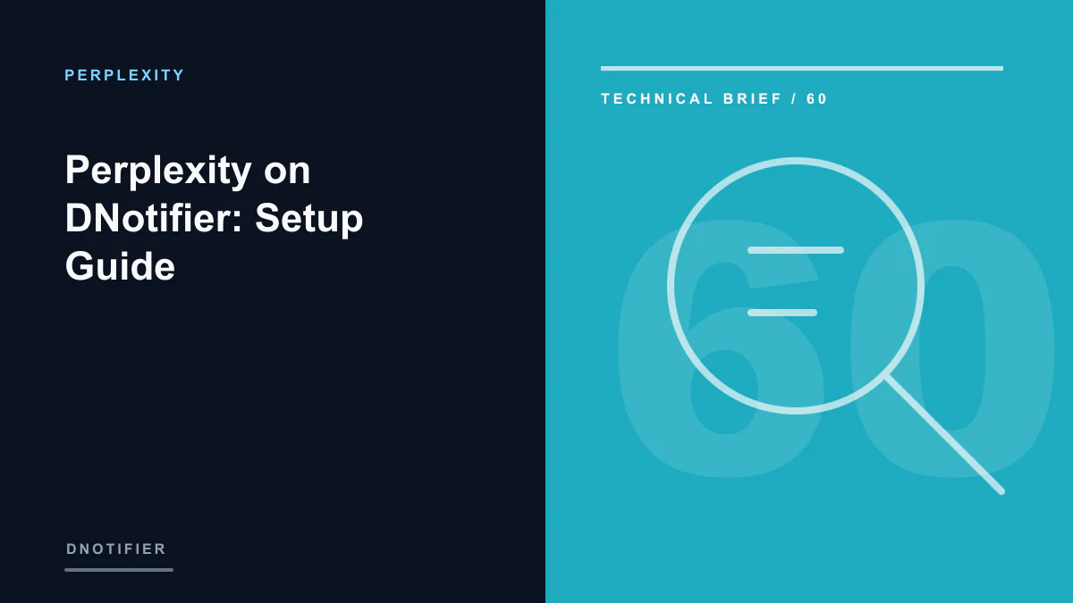 Perplexity on DNotifier: Setup Guide