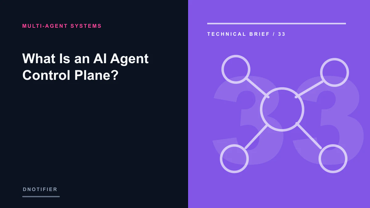 What Is an AI Agent Control Plane?