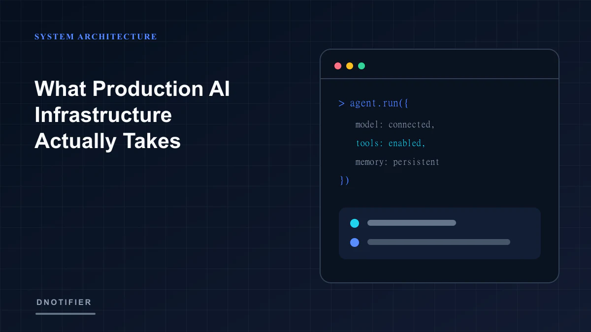 What Production AI Infrastructure Actually Takes